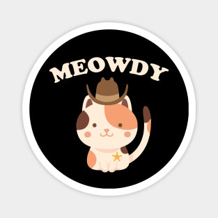 Meowdy Magnet